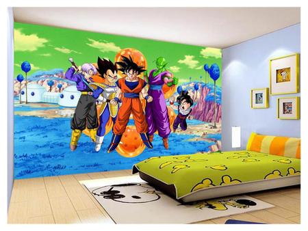 Papel De Parede 3D Dragon Ball Goku Vegeta Anime 3,5M Dbz62 - Você Decora -  Papel de Parede - Magazine Luiza