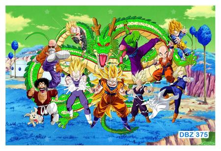 Papel De Parede 3D Dragon Ball Goku Vegeta Anime 3,5M Dbz15 - Você Decora -  Papel de Parede - Magazine Luiza