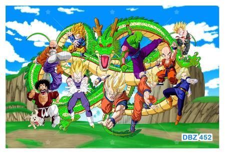 Painel Adesivo de Parede Dragon Ball Vegeta 3d