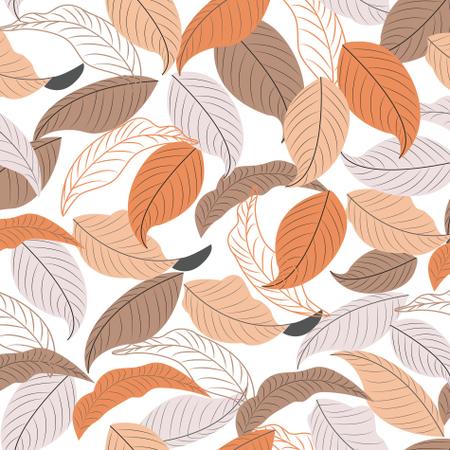 Papel de Parede Folhagem Outono rolo 57x270cm - Quartinhos Imagem de Papel de Parede Folhagem Outono rolo 57x270cm