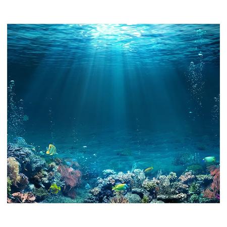 Papel de Parede Fundo do Mar Natureza Peixes Sala Adesivo - 133pcm - Allodi  - Papel de Parede - Magazine Luiza