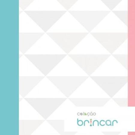 Imagem de Papel de parede infantil Brincar 03626 bobinex vinilico bolinhas poá roxo, rosa  e verde