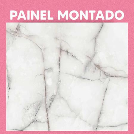 Imagem de Papel De Parede Painel 3D Mármore Carrara Branco Vinil 2,5M