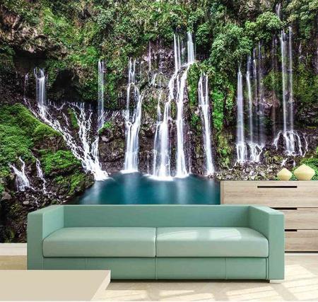 Imagem de Papel de Parede - Paisagens Cachoeira 3D 1M² na 016