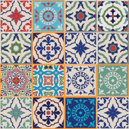 Imagem de Papel de Parede para Cozinha Azulejo Santa Cruz Rolo 57x270c