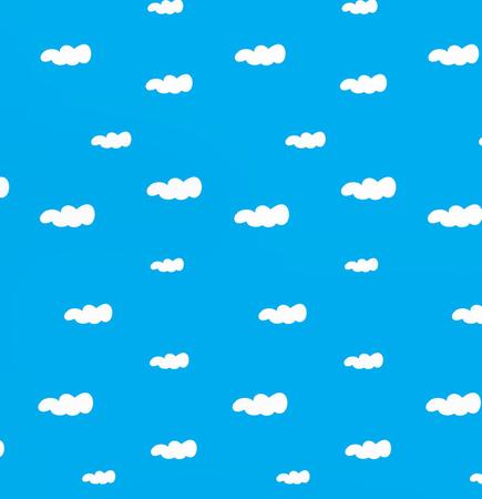 Imagem de Papel de Parede Quarto Criança Nuvens Azul 3,00x0,58m