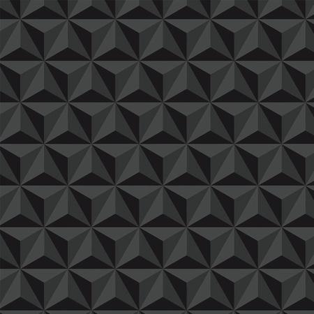 Imagem de Papel De Parede Triângulos 3D Escuro Para Sala Quarto