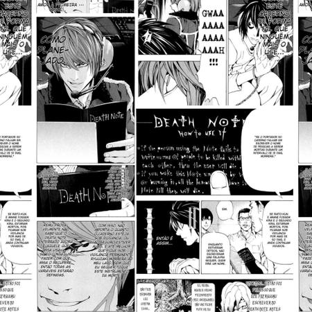 Papel De Parede Adesivo Lavável Anime Mangá Death Note