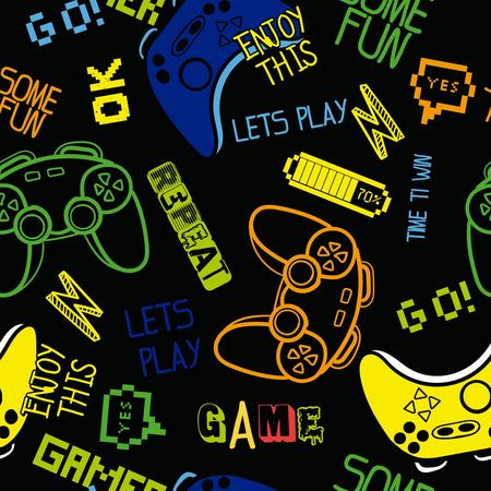 Papel De Parede Auto Adesivo Controles Jogos Videogame Jovem Azul Laranja  Quarto Sala de Jogos - Deliquadros - Papel de Parede - Magazine Luiza