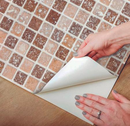 Papel de Parede Vinílico Autoadesivo Lavável Pastilha Ladrilho Azulejo  Português Provençal Barroco Colorido Decoração Moderna Cozinha - Banheiro -  PJMAXX - Papel de Parede - Magazine Luiza