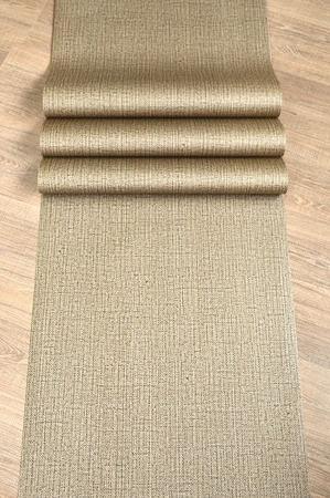 Imagem de Papel de parede vinílico importado textura linho - marrom claro