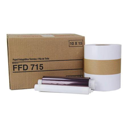 Imagem de Papel e Ribbon Mitsubishi FFD 715 - 10x15