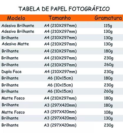 Imagem de Papel Fotográfico 180g A3 Cassmar 20 fls