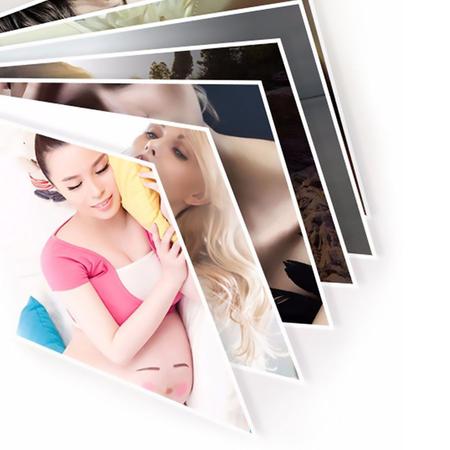 Imagem de Papel Fotográfico Adesivo Glossy A4 130g Branco Brilhante com 20 folhas