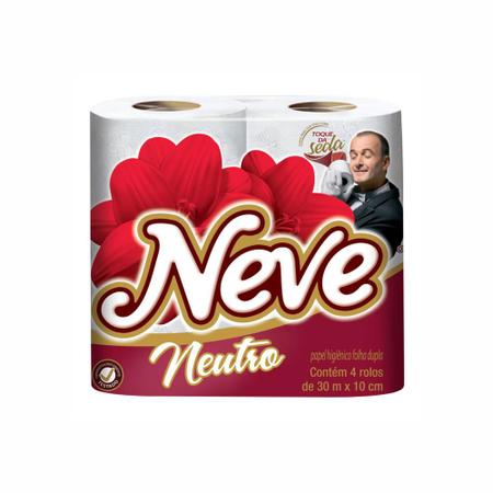 Imagem de Papel higiênico Folha Dupla Neve Fardo com 64 Rolos