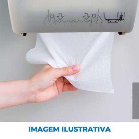 Imagem de Papel Higiênico Interfolhado Folha Dupla 8000 Folhas Para Suporte de Parede Banheiro - Indaial