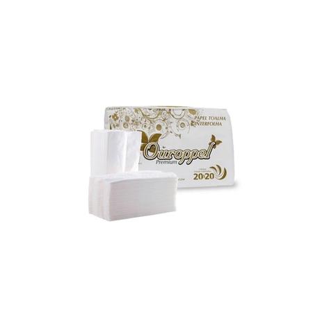 Papel Interfolha Extra Luxo 22,5x20 C 2000 Kit 4 - Ouroppel Imagem de Papel Interfolha Extra Luxo 22,5x20 C 2000 Kit 4