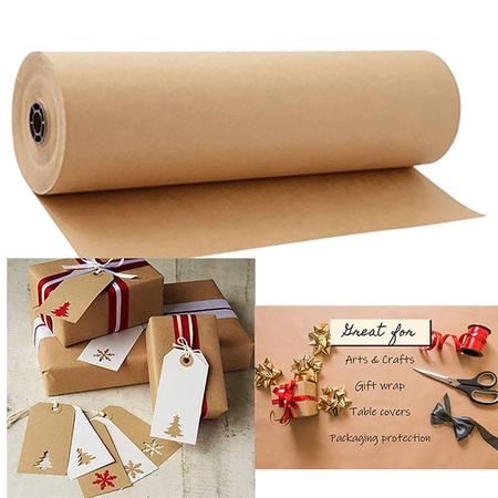 Papel Kraft 40cm De Largura x 150 Metros Gramatura 80 Monolúcido