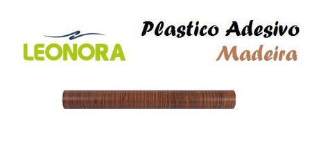 Imagem de Papel Plastico Adesivo Rolo 45cmx10m 79065 Madeira
