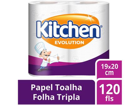 Imagem de Papel Toalha Folha Tripla Kitchen Evolution