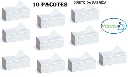Imagem de Papel Toalha Interfolha Branco Luxo Banheiro 10.000 Folhas