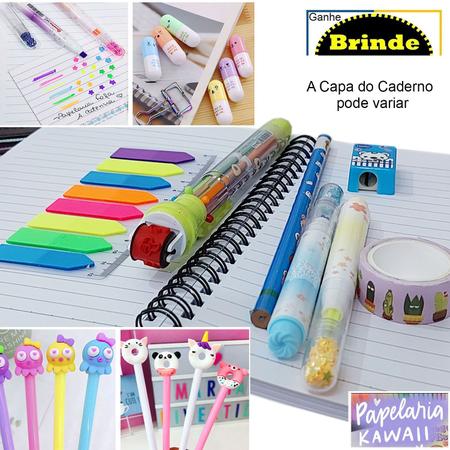 Imagem de Papelaria Fofa Kawaii Cute: Kit 10 Produtos + Surpresa