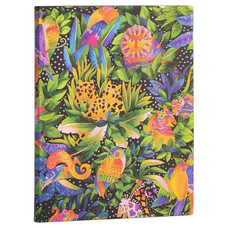 Paperblanks Flexis Jungle Song Ultra 23X18Cm Com Pauta Imagem de Paperblanks Flexis Jungle Song Ultra 23X18Cm Com Pauta