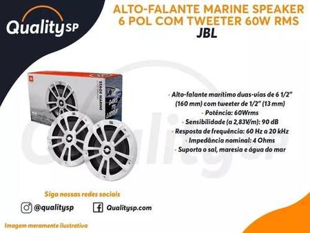 Imagem de Par Alto Falante Marítimo JBL Marine Speaker IPX5 6 Pol 120W Rms 4 Ohms