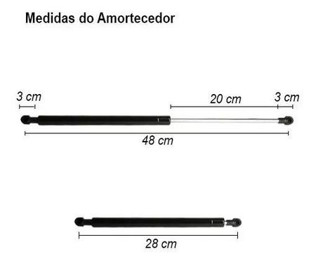 Imagem de Par Amortecedor Tampa Traseira Porta Malas Palio 96 A 2011