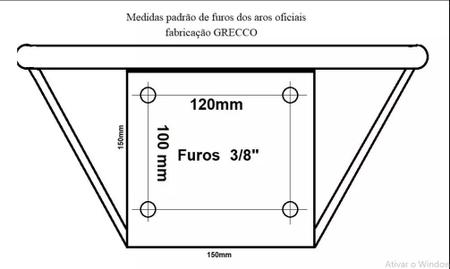 Imagem de Par Aro De Basquete Oficial Profissional Retrátil Rede Chuá