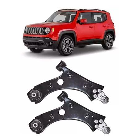 Imagem de Par Bandeja Jeep Renegade 4x2 Ano 2015 A 2020 Com Pivô