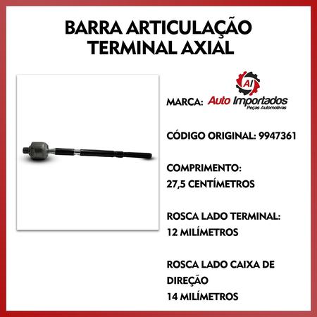 Imagem de Par Barra Axial Dianteira Tempra Sw 1998