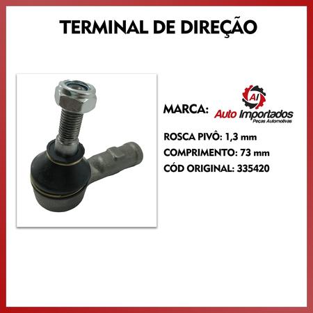 Imagem de Par Braço Pivô Terminal Direção Chevrolet Cobalt 2011 A 2018