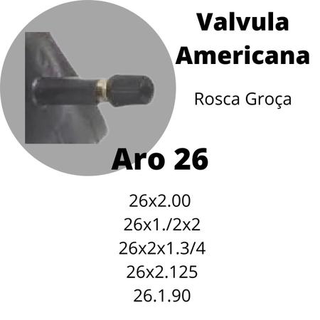 Câmara de Ar Aro29 Kenda Válvula Americana com selo INMETRO - Só