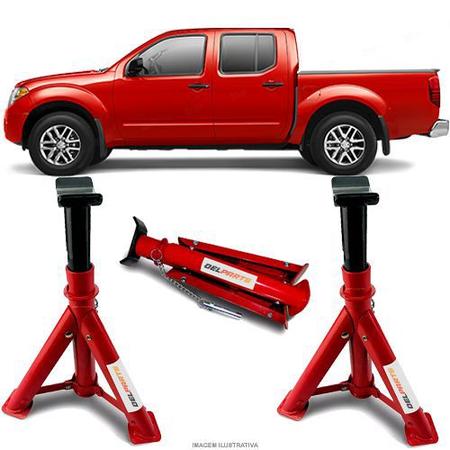 Par Cavalete Nissan Frontier Cabine Dupla / Cabine Estendida / Cabine Simples Automotivo 4 Toneladas Com 3 Regulagens e Trava - Tech One Imagem de Par Cavalete Nissan Frontier Cabine Dupla / Cabine Estendida / Cabine Simples Automotivo 4 Toneladas Com 3 Regulagens e Trava