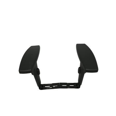 Par de Braço Com Regulagem Por Botão Em PP Ergonômico - Escritex Imagem de Par de Braço Com Regulagem Por Botão Em PP Ergonômico