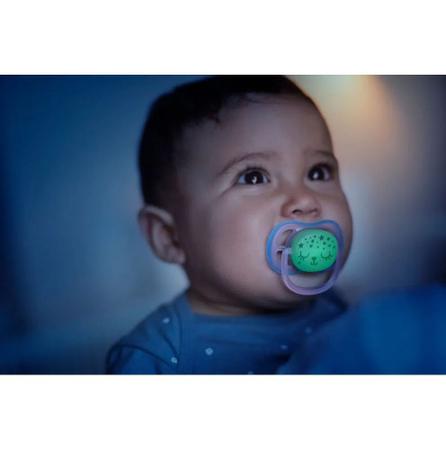 Imagem de Par de Chupetas Ultra Air Brilha no Escuro 0-6m Philips Avent