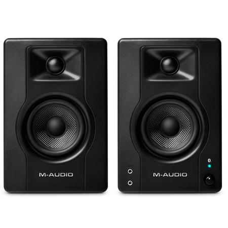 Par de Monitores Multimídia Bluetooth M-Audio BX3 BT de 3,5