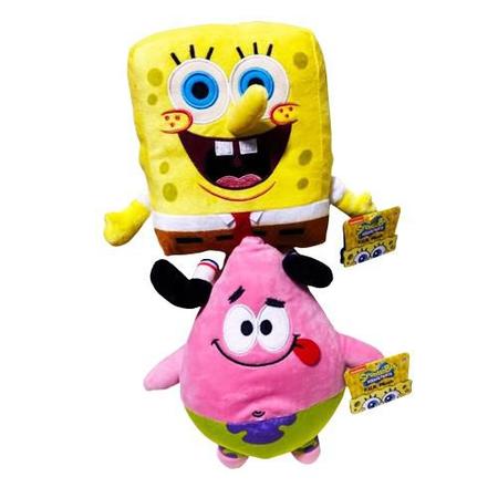 Pelúcia Bob Esponja 24 cm Multikids BR1223 em Promoção na