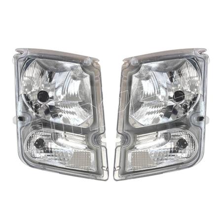 Imagem de Par Farol Para Volvo Vm 260 310 220 270 330 Com Lampadas