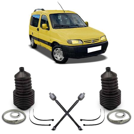 Imagem de Par Kit Barra Axial Coifa Guarda Pó Caixa Direção Citroen Berlingo 1998 1999 2000 2001 2002 2003 2004 2005 2006 2007