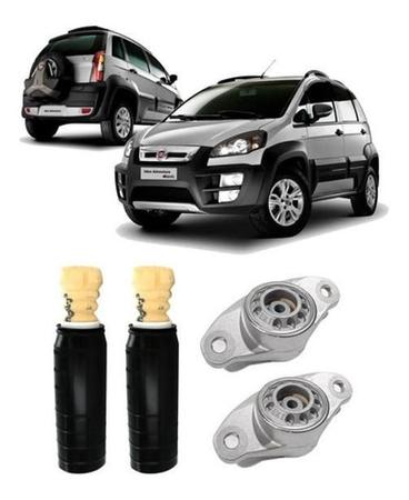 Par Kit Coxim Batente Traseiro Fiat Idea 2009 2010 2011 2012 - Qualykits Imagem de Par Kit Coxim Batente Traseiro Fiat Idea 2009 2010 2011 2012