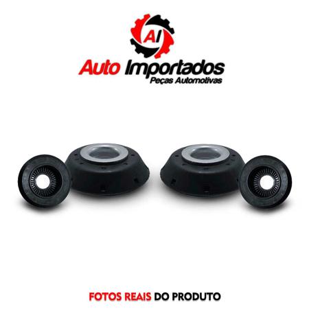 Imagem de Par Kit Coxim Rolamento Batente Coifa Amortecedor Dianteiro Suspensão Dianteira Fiat 500 Mexicano 2012 2013 2014 2015