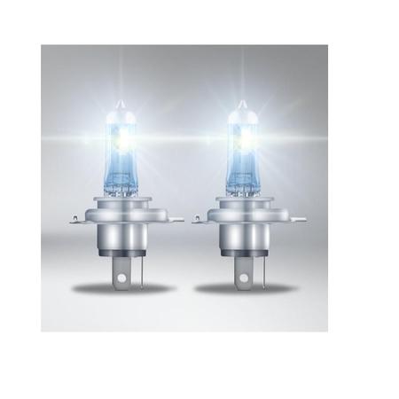 Par Lampada Farol H4 Osram Night Breaker Laser 60/55W 12V P43t Halogena 2 Unidades Mais Distancia Brilho Luz Imagem de Par Lampada Farol H4 Osram Night Breaker Laser 60/55W 12V P43t Halogena 2 Unidades Mais Distancia Brilho Luz