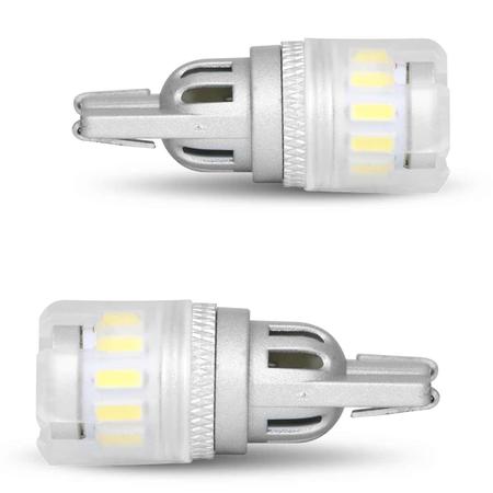 Imagem de Par Lâmpada Led T10 Titanium 13 LEDs SMD 4014/3030 6000K 12V Branco Canbus Farol Teto Luz de Placas