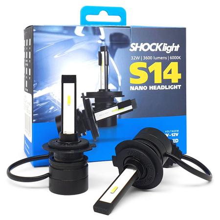 Par Lâmpadas H7 Farol Baixo Peugeot Hoggar 2010 2011 2012 2013 Super Led Mini Nano 6000k Sem Adaptar Furar Tampa Shocklight S14 Imagem de Par Lâmpadas H7 Farol Baixo Peugeot Hoggar 2010 2011 2012 2013 Super Led Mini Nano 6000k Sem Adaptar Furar Tampa Shocklight S14