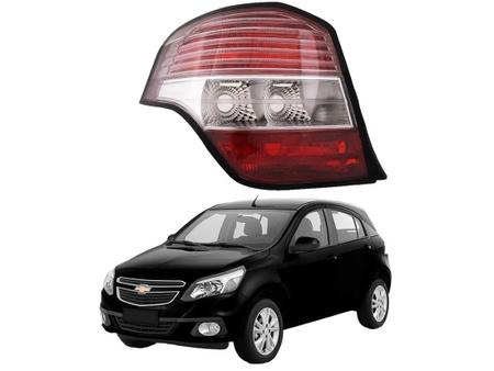 Imagem de Par Lanterna Traseira Chevrolet Agile 2009 2010 2011 2012 2013 2014