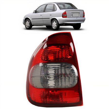 Lanterna Traseira Gm Corsa Sedan 2002 Até 2012 Bicolor Com S