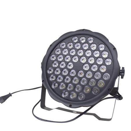 Imagem de Par Led Slim 54 Leds De 3W Rgbwa Jdb-545