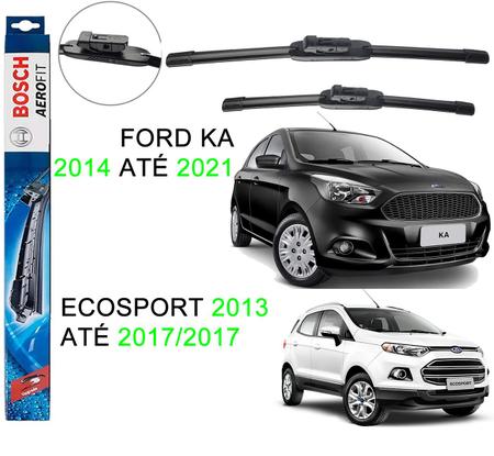 Imagem de Par Palheta Limpador Parabrisa Original Bosch Ford Ka 2014 2015 2016 2017 2018 2019 2020 ECOSPORT 2013 2014 2015 2016 2017/2017
